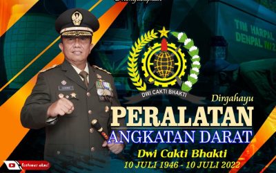 Gubernur Akademi Militer Beserta Keluarga Besar Akademi Militer Mengucapkan dirgahayu PERALATAN ANGKATAN DARAT “Dwi Cakti Bhakti”