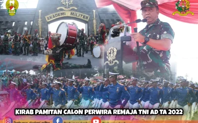 KIRAB PAMITAN CALON PERWIRA REMAJA TNI AD TA 2022