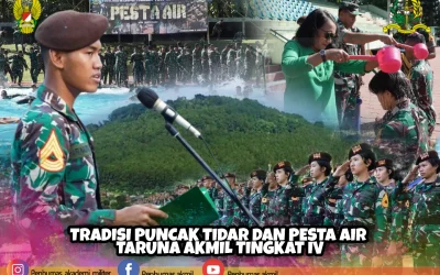 TRADISI PUNCAK TIDAR DAN PESTA AIRTARUNA AKMIL TINGKAT IV