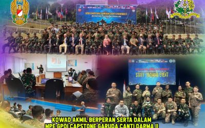 KOWAD AKMIL BERPERAN SERTA DALAM MPE GPOI CAPSTONE GARUDA CANTI DHARMA II