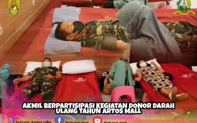 AKMIL BERPARTISIPASI KEGIATAN DONOR DARAHULANG TAHUN ARTOS MALL