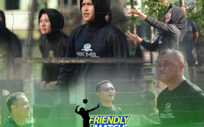 AKMIL GELAR PERTANDINGAN VOLLY PERSAHABATAN KOWAD DAN PEJABAT DISTRIBUSI