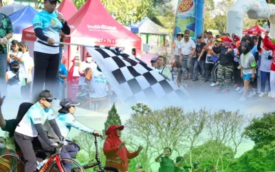 FUN BIKE, SENAM AEROBIK DAN JALAN SEHAT KELILING KESATRIAN AKMIL DALAM RANGKA DIRGAHAYU RI KE- 77