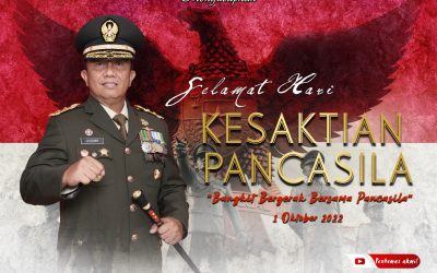 Gubernur Akademi Militer Beserta Keluarga Besar Akademi Militer Mengucapkan selamat HARI KESAKTIAN PANCASILA”bangkit bergerak bersama pancasila”