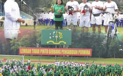 OLAH RAGA AKBAR ORGANIK DAN PERSIT AKMIL PERINGATI HARI OLAH RAGA NASIONAL