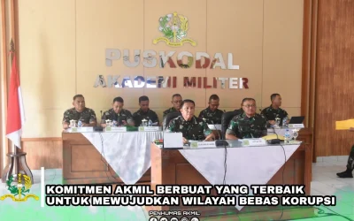 KOMITMEN AKMIL BERBUAT YANG TERBAIK UNTUK MEWUJUDKAN WILAYAH BEBAS KORUPSI