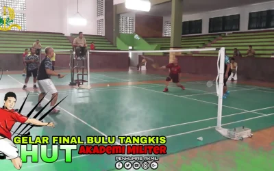 Gelar Final Bulu Tangkis HUT Akmil