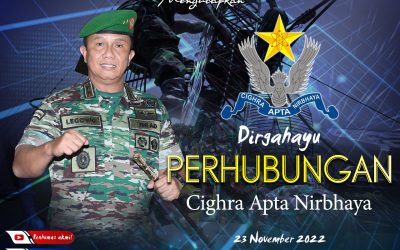 Gubernur Akademi Militer Beserta Keluarga Besar Akademi Militer Mengucapkan dirgahayuPERHUBUNGAN ANGKATAN DARAT” Cighra Apta Nirbhaya “