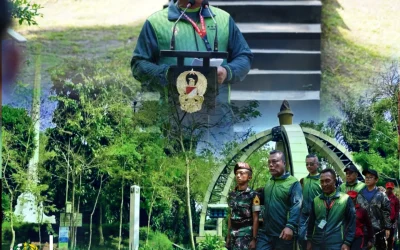 Tradisi Ikrar Puncak Tidar Calon Wisudawan dan Wisudawati Purnawira Pati TNI AD Tahun 2022