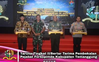 Taruna Tingkat II/Sertar Terima Pembekalan Pejabat Forkopimda Kabupaten Temanggung