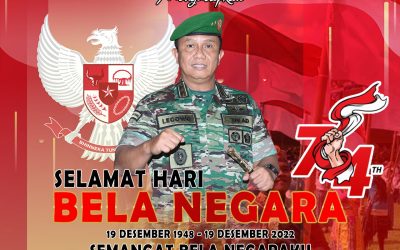 Gubernur Akademi Militer Beserta Keluarga Besar Akademi Militer Mengucapkan Selamat Hari BELA NEGARA ke 74 Semangat Bela Negaraku