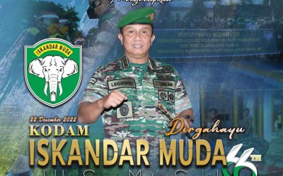 Gubernur Akademi Militer Beserta Keluarga Besar Akademi Militer Mengucapkan dirgahayu KODAM ISKANDAR MUDA “Udep Saree Matee Syahid”