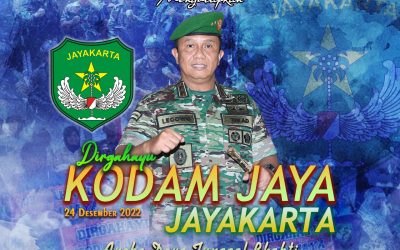 Gubernur Akademi Militer Beserta Keluarga Besar Akademi Militer Mengucapkan dirgahayu KODAM JAYA JAYAKARTA “Aneka Daya Tunggal Bhakti”