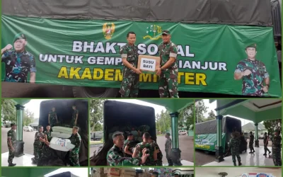 Akademi Militer Peduli Gempa Cianjur