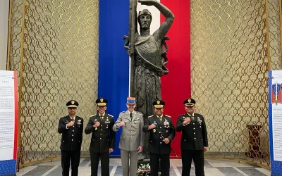 Kunjungan Gubernur Akmil ke Military Academy of Saint Cyr di Coetquidan Perancis