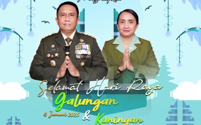 Gubernur Akademi Militer Beserta Keluarga Besar Akademi Militer Mengucapkan Selamat Hari Raya Galungan dan Kuningan