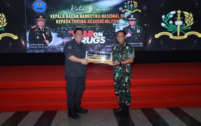Kuliah Umum Kepala BNN RI KepadaTaruna Akademi Militer