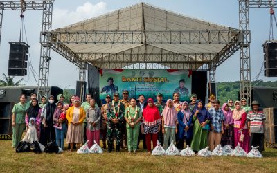 Bakti Sosial dalam Rangka Latihan Pramuka Yudha Taruna Akmil Tingkat II/Sertar