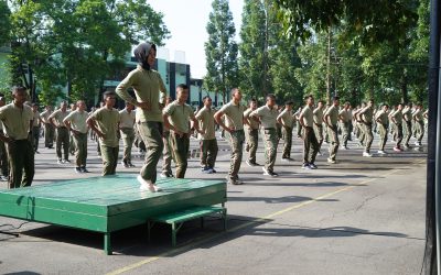 Organik Akmil Tetap Berolah Raga di Bulan Puasa