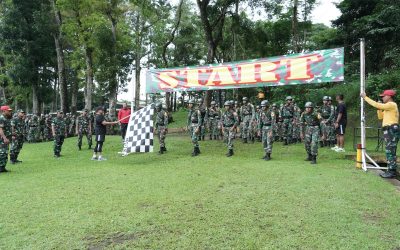 Gub Akmil Tinjau Ujian Perwira Halang Rintang