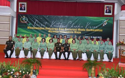 Peringatan HUT Ke-77 Persit Kartika Chandra Kirana PCBS Akademi Militer