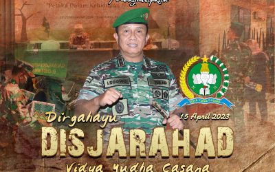 Gubernur Akademi Militer Beserta Keluarga Besar Akademi Militer Mengucapkan dirgahayu DISJARAHAD “Vidya Yudha Casana”