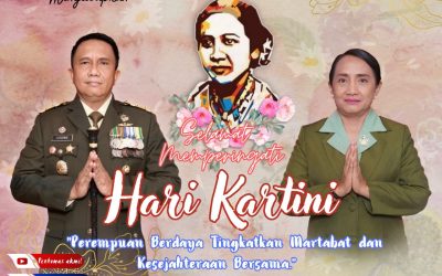 Gubernur Akademi Militer Beserta Keluarga Besar Akademi Militer Mengucapkan Selamat Memperingati Hari Kartini “Perempuan Berdaya Tingkatkan Martabat dan Kesejahteraan Bersama”