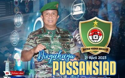 Gubernur Akademi Militer Beserta Keluarga Besar Akademi Militer Mengucapkan Dirgahayu Pusat Sandi dan Siber TNI Angkatan Darat