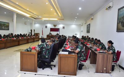 Gubernur Akademi Militer Terima Paparan RGB Latsitardanus XLIII