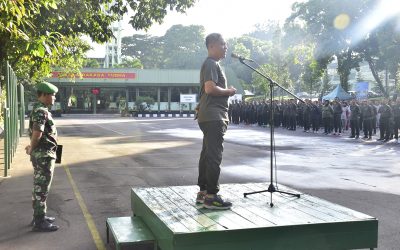 Apel Olah Raga Organik Akmil Guna Dukung Tugas Pokok