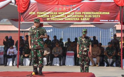 Apel Pembentukan Mentarlat dan Pemberangkatan Peserta Latsitardanus Ke XLIII