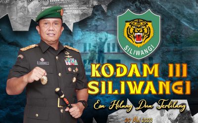 Gubernur Akademi Militer Beserta Keluarga Besar Akademi Militer Mengucapkan Dirgahayu KODAM III SILIWANGI ” Esa Hilang Dua Terbilang “