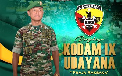 Gubernur Akademi Militer Beserta Keluarga Besar Akademi Militer Mengucapkan Dirgahayu KODAM IX UDAYANA ” Praja Raksaka “