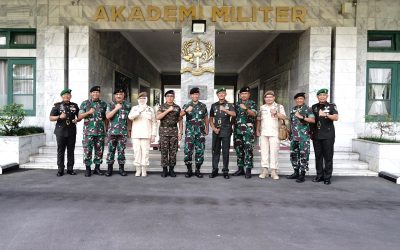Pembukaan Diksarmil Chandradimuka Kadet Mahasiswa S-1 Cohort 4 Unhan RI di Akademi Militer Magelang