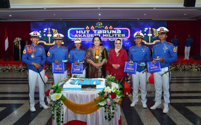 IBU DWI ERWIN DJATNIKO DAN GUBERNUR AKMIL MEMBERIKAN KEJUTAN KEPADA TARUNA / TARUNI AKMIL YANG MERAYAKAN ULANG TAHUN