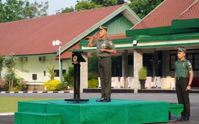 Upacara Bendera Tujuh Belasan Akademi Militer Bulan Juni 2023