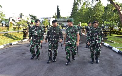 Gubernur Akademi Militer Sambut Dankodiklat TNI