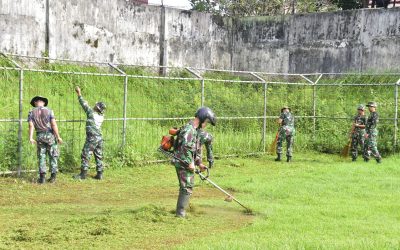 Akmil Gelar Pembersihan Stadion Abu Bakrin