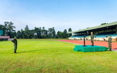 Dirjianbang Akmil Pimpin Upacara Bendera Minggu Terakhir di Bulan April 2024