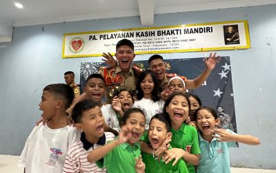 Taruna Akademi Militer Laksanakan Bakti Sosial di Panti Asuhan Bakti Mandiri