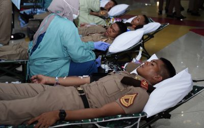 Donor Darah Wujud Peduli di Hari Bakti Taruna