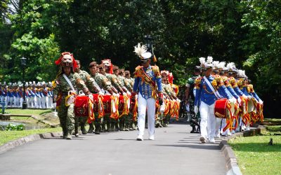 GSCL Akademi Militer Sambut Kedatangan Presiden Turki