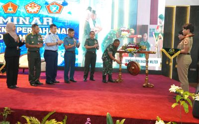 Gubernur Akademi Militer Buka Seminar Prodi Teknik Akmil 2025