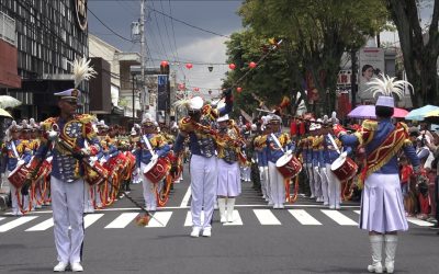 Drumband GSCL Akademi Militer Meriahkan Kirab Budaya Cap Go Meh 2025
