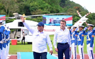 Presiden RI dan Presiden Prancis Kunjungi Akademi Militer di Magelang
