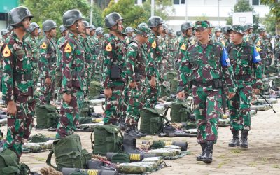 Danmentar Akmil Terima Laporan Kesiapan Latihan Pramuka Yudha Taruna Tingkat II/Sertar