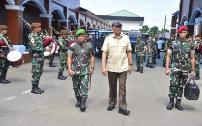 Menhan Tinjau Kesiapan Kunjungan Presiden RI dan Presiden Prancis ke Akademi Militer