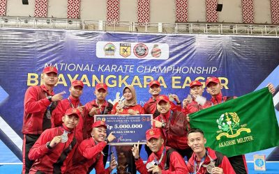 Tim Karate Akmil Sabet Juara Umum Kejuaraan Nasional Karate Bhayangkara Eager 2025