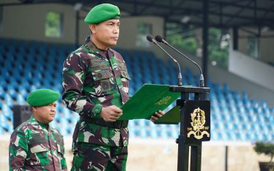 Dirdik Akmil Pimpin Upacara Bendera Tujuh Belasan Tekankan Profesionalisme dan Efisiensi