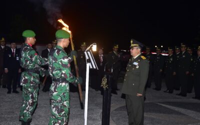 Akmil Gelar Apel Kehormatan dan Renungan Suci HUT Ke-80 Proklamasi Kemerdekaan RI